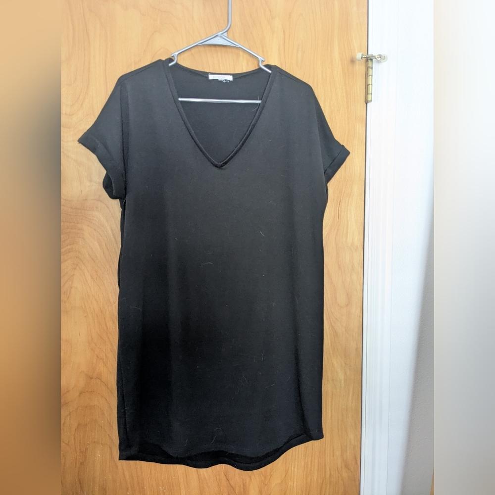 Antistar Black T Shirt Dress